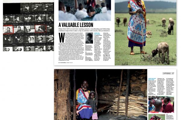 Press cutting of Tanzania article in the RPS Journal magazine - May 2017