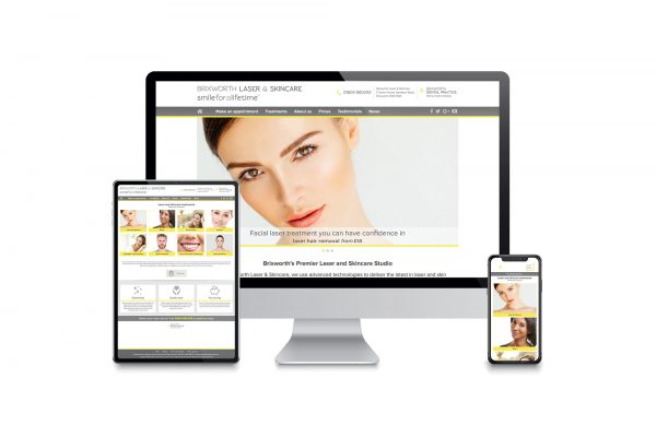Brixworth Laser & Skincare - Website design