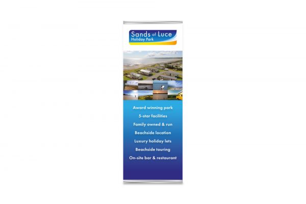 Sands of Luce Holiday Park - Pop-up display banner