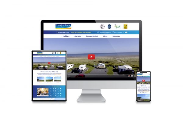 Sands of Luce Holiday Park - Website design