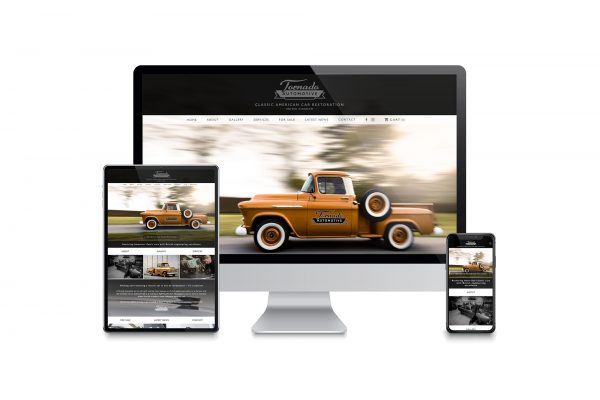 Tornado Automotive - Website design