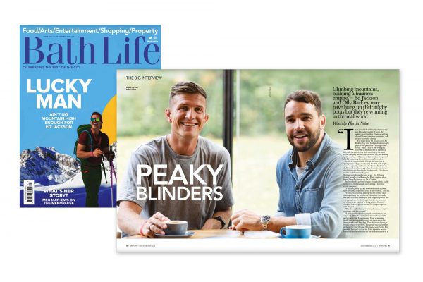 Portrait photography - Ed Jackson and Olly Barkley for Bath Life (Issue 402)