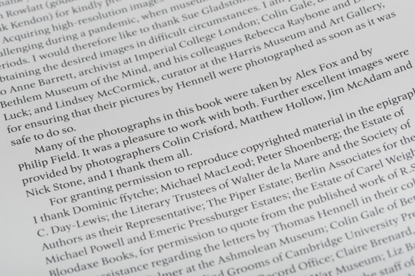 Fine art reproduction for Thomas Hennell book
